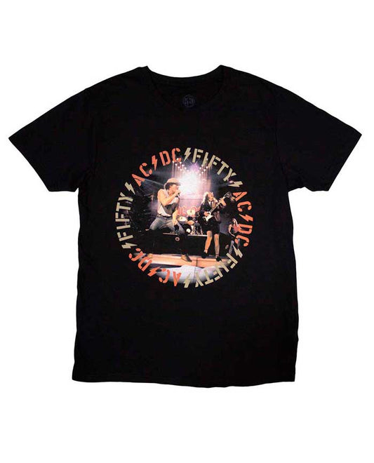 AC/DC - Camiseta "Live! (Especial 50 Aniversario)" Unisex