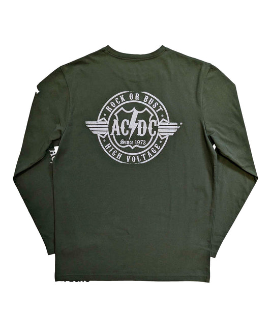 AC/DC - Camiseta Manga Larga "Rock Or Bust" Unisex