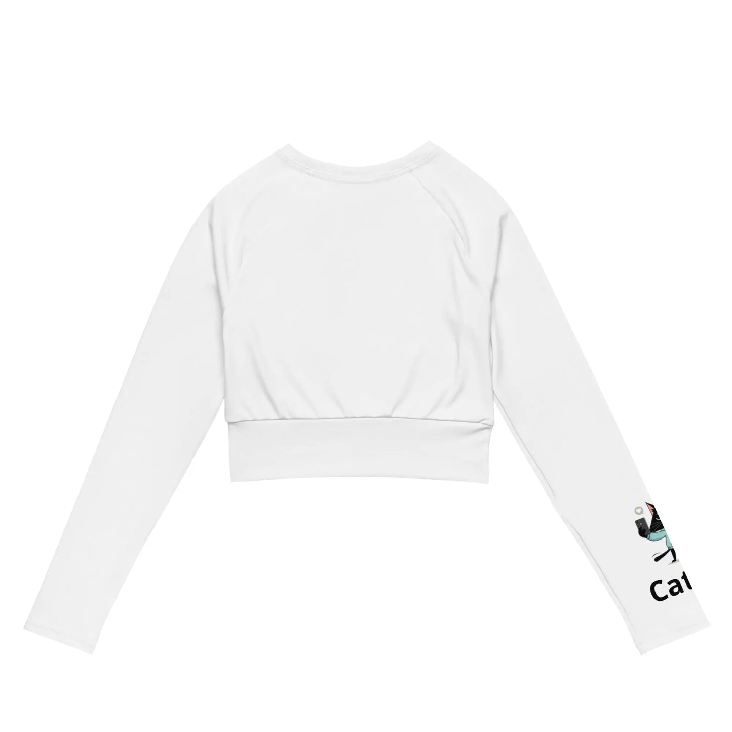 Long Sleeve Cat Crop Top Eco - Trixel Recycled EME