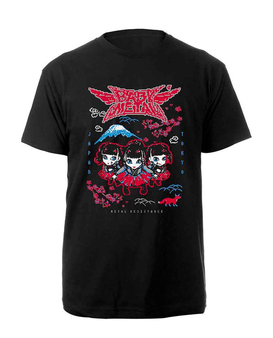 Babymetal - Camiseta "Pixel Tokio" Unisex
