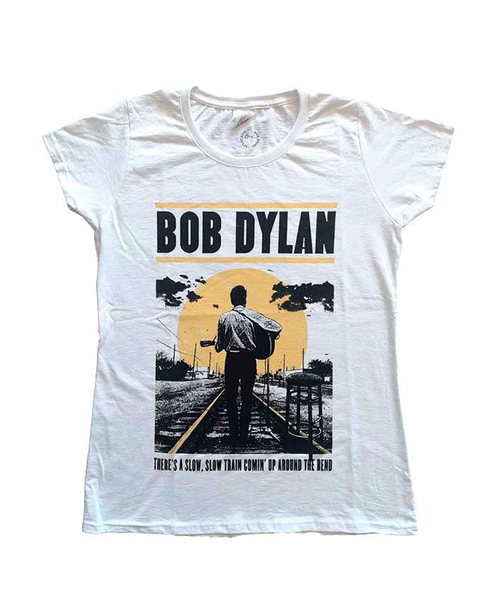 Bob Dylan - Camiseta  "Slow Train" Mujer