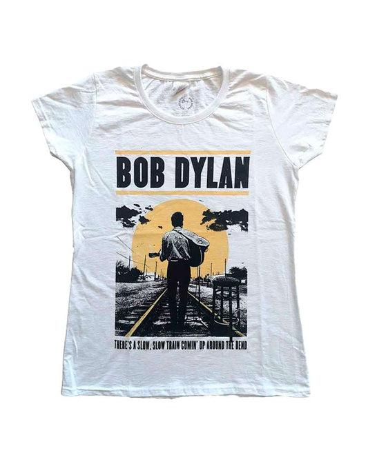Bob Dylan - Camiseta  "Slow Train" Mujer