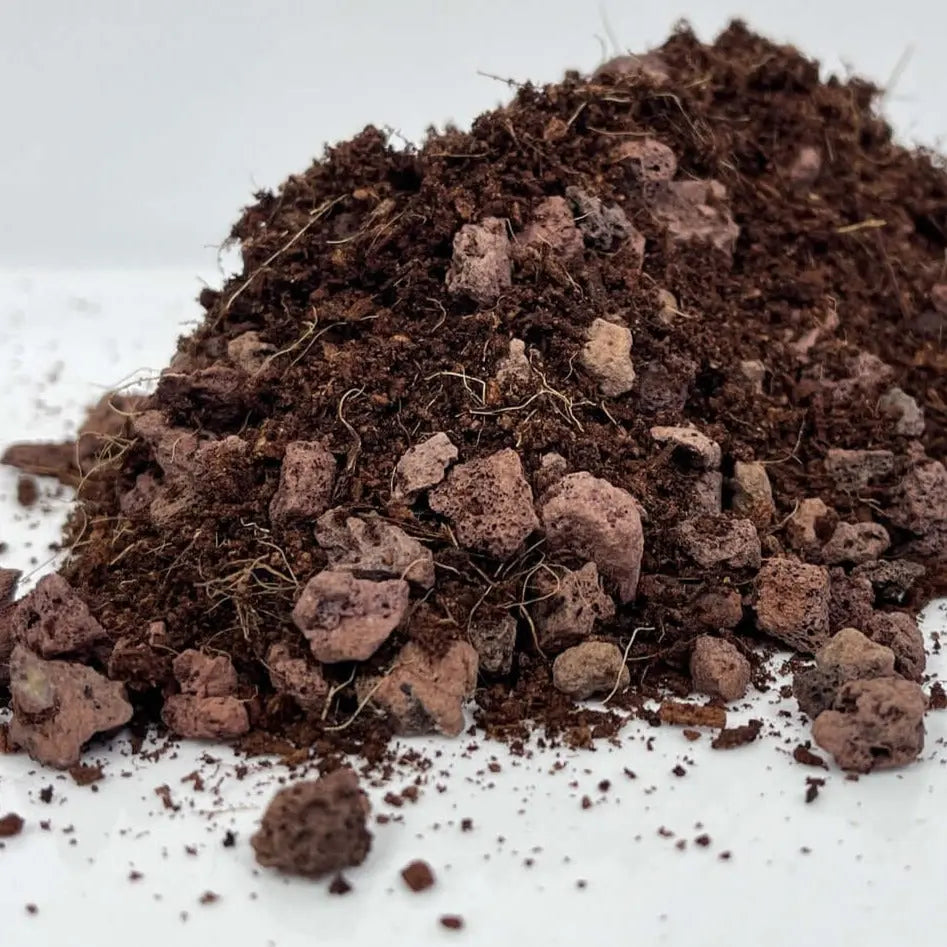 Sustrato hidropónico | 60% Fibra Coco + 40% Grava Volcánica