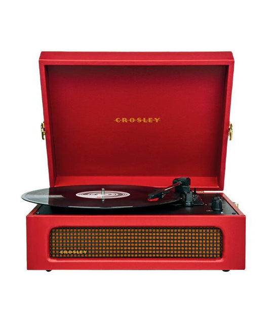 Crosley - Tocadiscos Crosley Voyager Bluetooth Doble - Borgoña