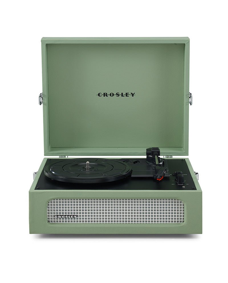 Crosley - Tocadiscos Crosley Voyager Bluetooth Doble - Salvia