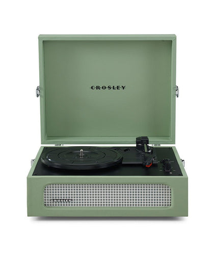 Crosley - Tocadiscos Crosley Voyager Bluetooth Doble - Salvia
