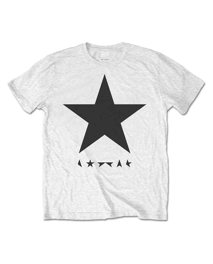 David Bowie - Camiseta "Blackstar on White" Unisex