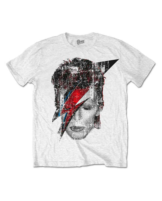 David Bowie - Camiseta "Halftone Flash Face" Unisex