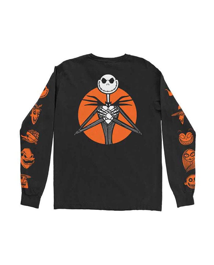 Disney - Camiseta Manga Larga "All Characters Orange" Unisex