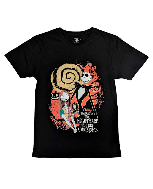 Disney - Camiseta "The Nightmare Before Christmas: Ghost" (EFECTO BRILLANTE) Unisex