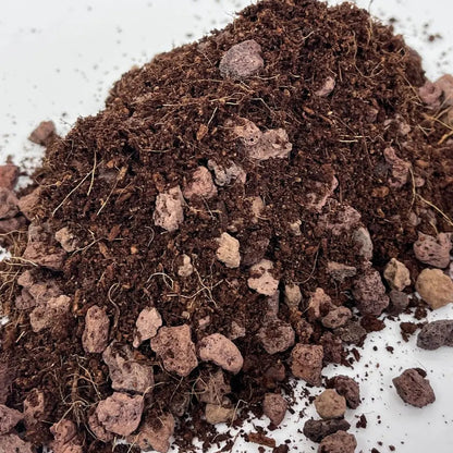 Sustrato hidropónico | 60% Fibra Coco + 40% Grava Volcánica