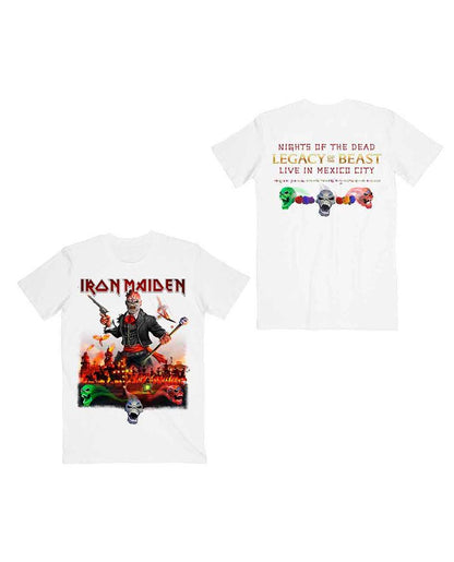 Iron Maiden - Camiseta "Legacy of the Beast Live In Mexico City" Unisex