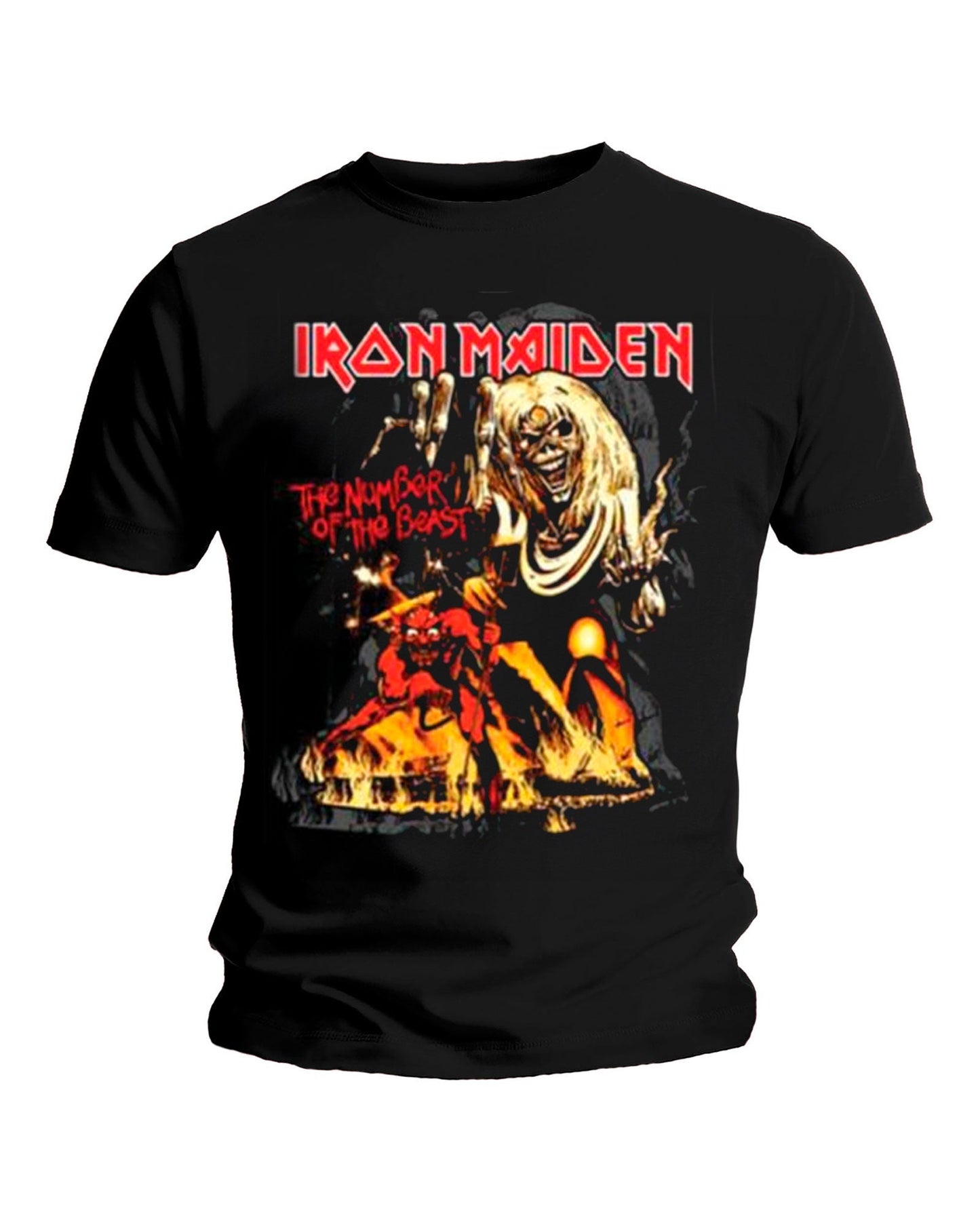 Iron Maiden - Camiseta "Number of the Beast Graphic" Unisex