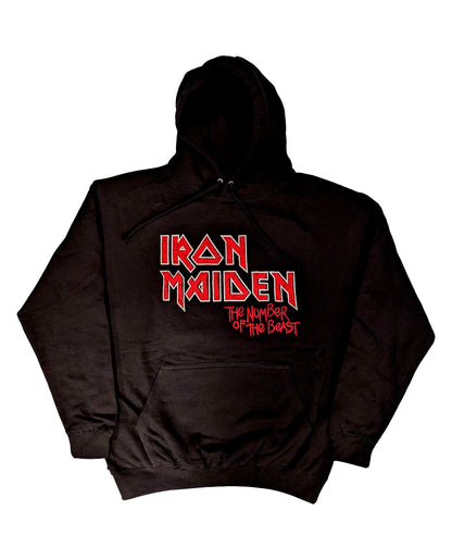Iron Maiden - Sudadera "Number of the Beast Vintage Logo" Unisex