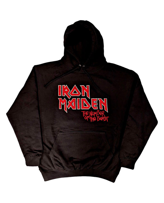 Iron Maiden - Sudadera "Number of the Beast Vintage Logo" Unisex