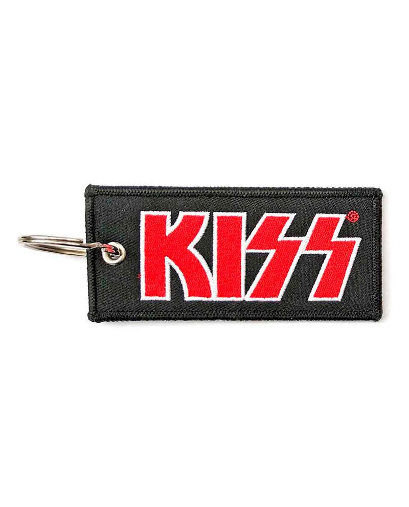 Kiss - Llavero de Tela "Red Logo"