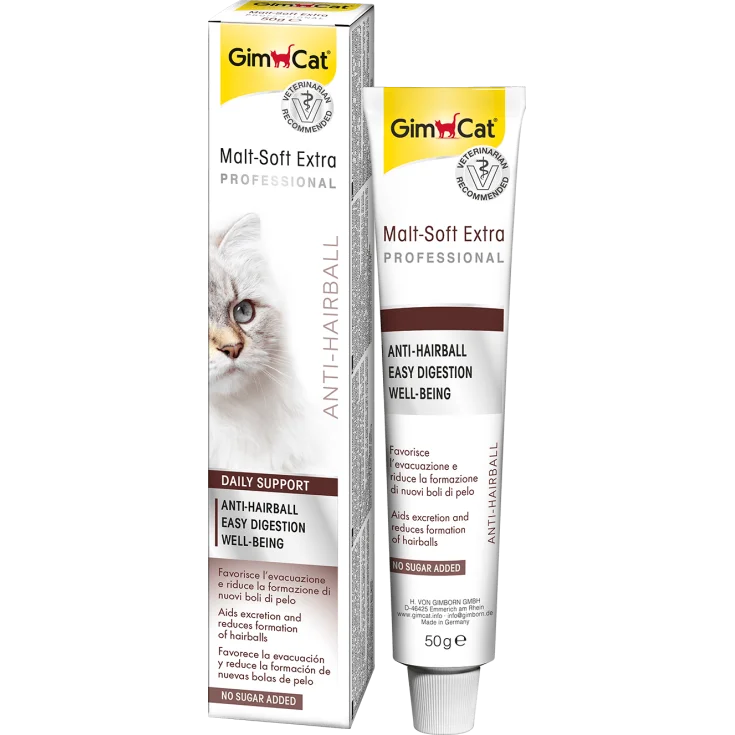 🐾 GimCat Malt-Soft Extra Professional – Bienestar y cuidado diario para tu gato 🐾