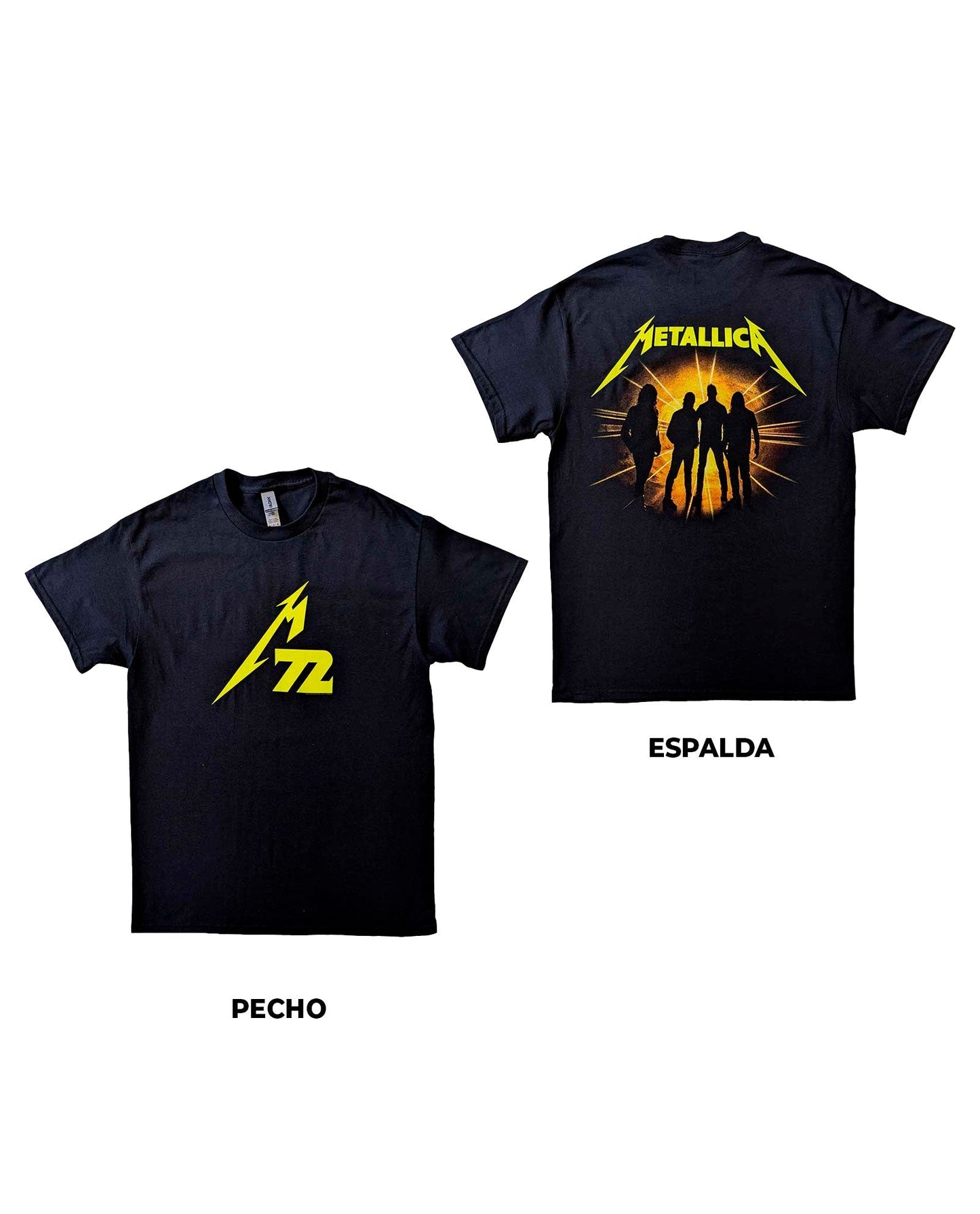 Metallica - Camiseta "72 Seasons Strobes Photo" Unisex