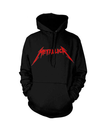 Metallica - Sudadera "Skull Screaming Red Logo" Unisex