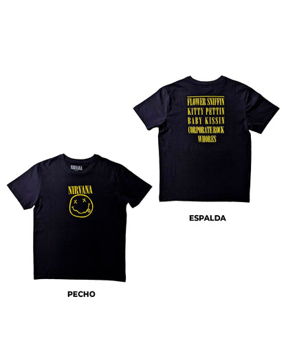 Nirvana - Camiseta "Flower Sniffin" Unisex