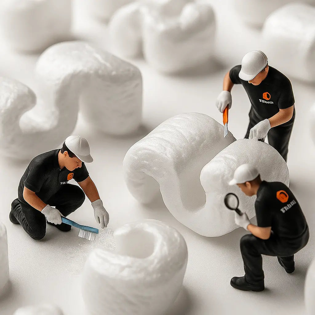 Chips de Embalaje 500 L | Relleno de Cajas y Protección de Envíos | Partículas en forma de S Gusanitos Pelaspan| Bolsa de 500 Litros