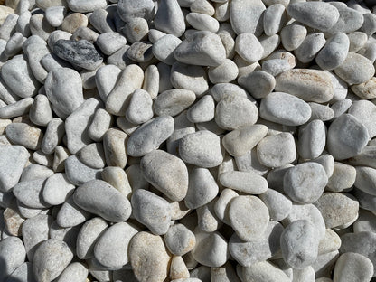 Canto rodado Blanco Macael