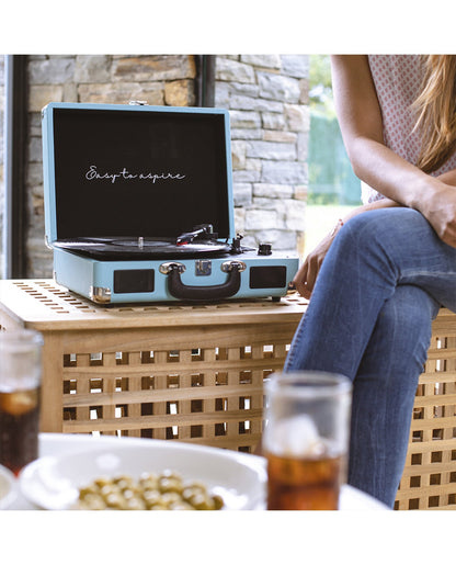 Prixton - Tocadiscos Bluetooth VC400 Azul