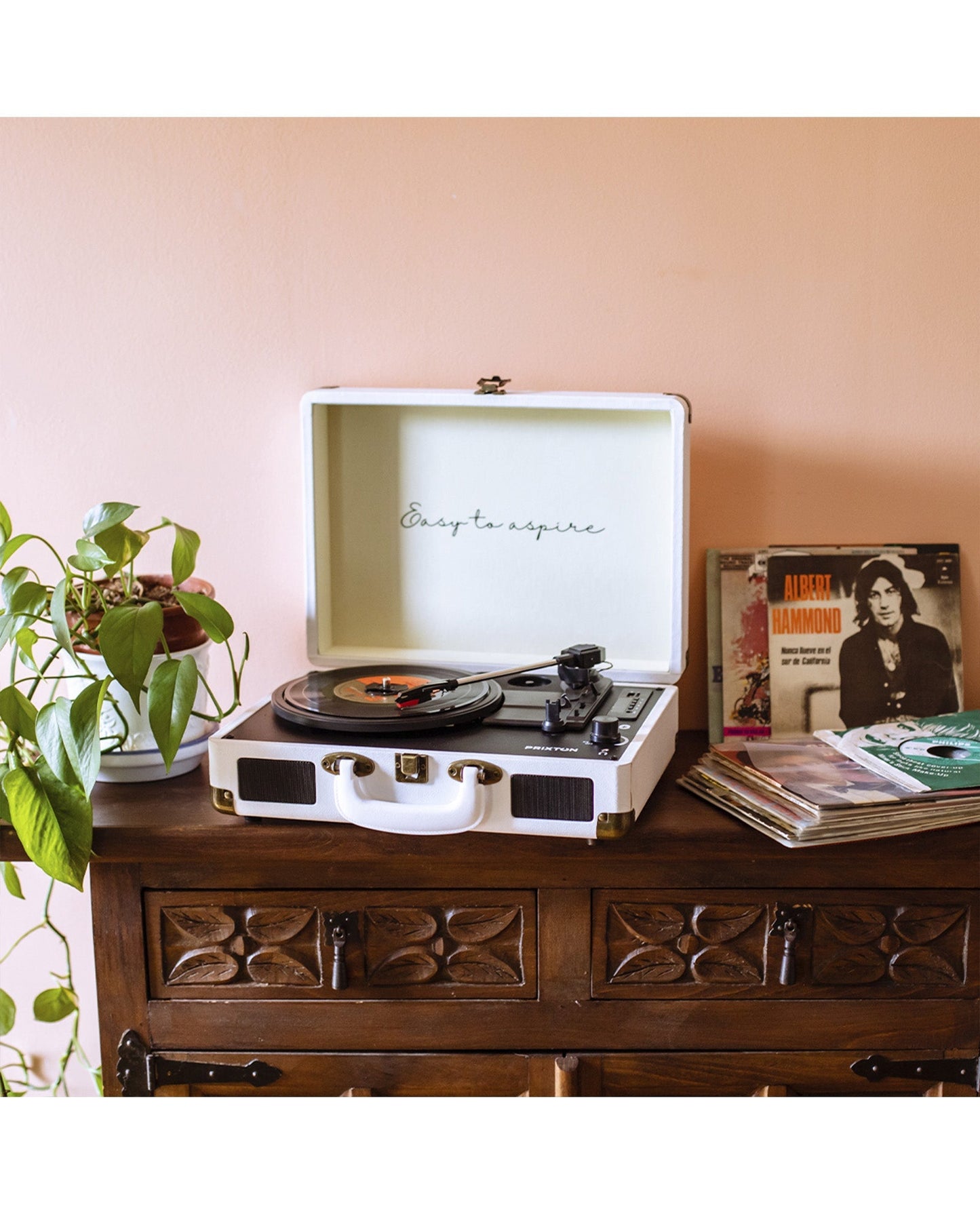 Prixton - Tocadiscos Bluetooth VC400 Blanco