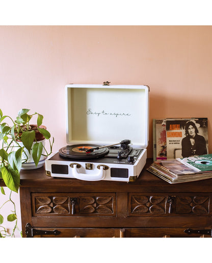 Prixton - Tocadiscos Bluetooth VC400 Blanco