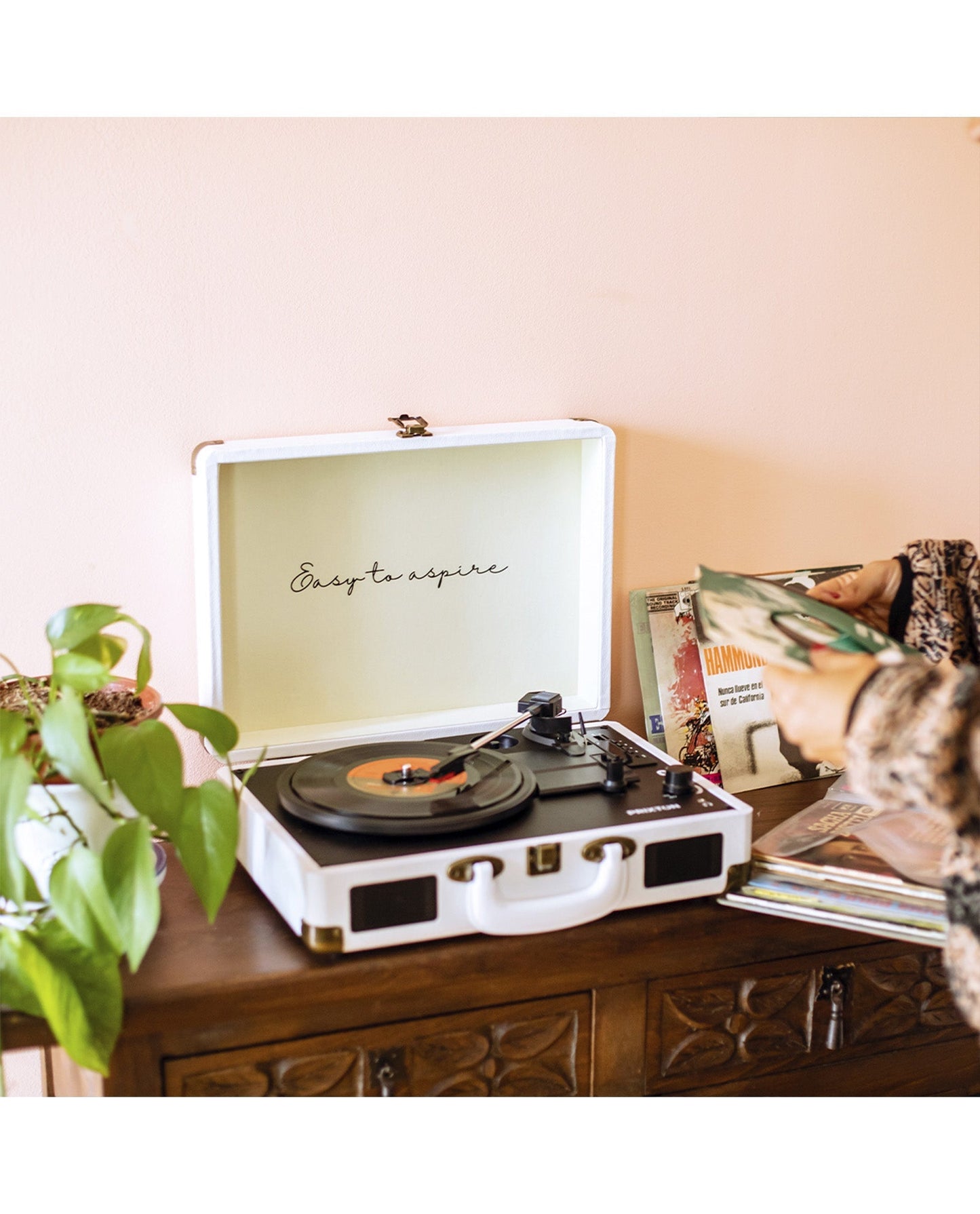 Prixton - Tocadiscos Bluetooth VC400 Blanco