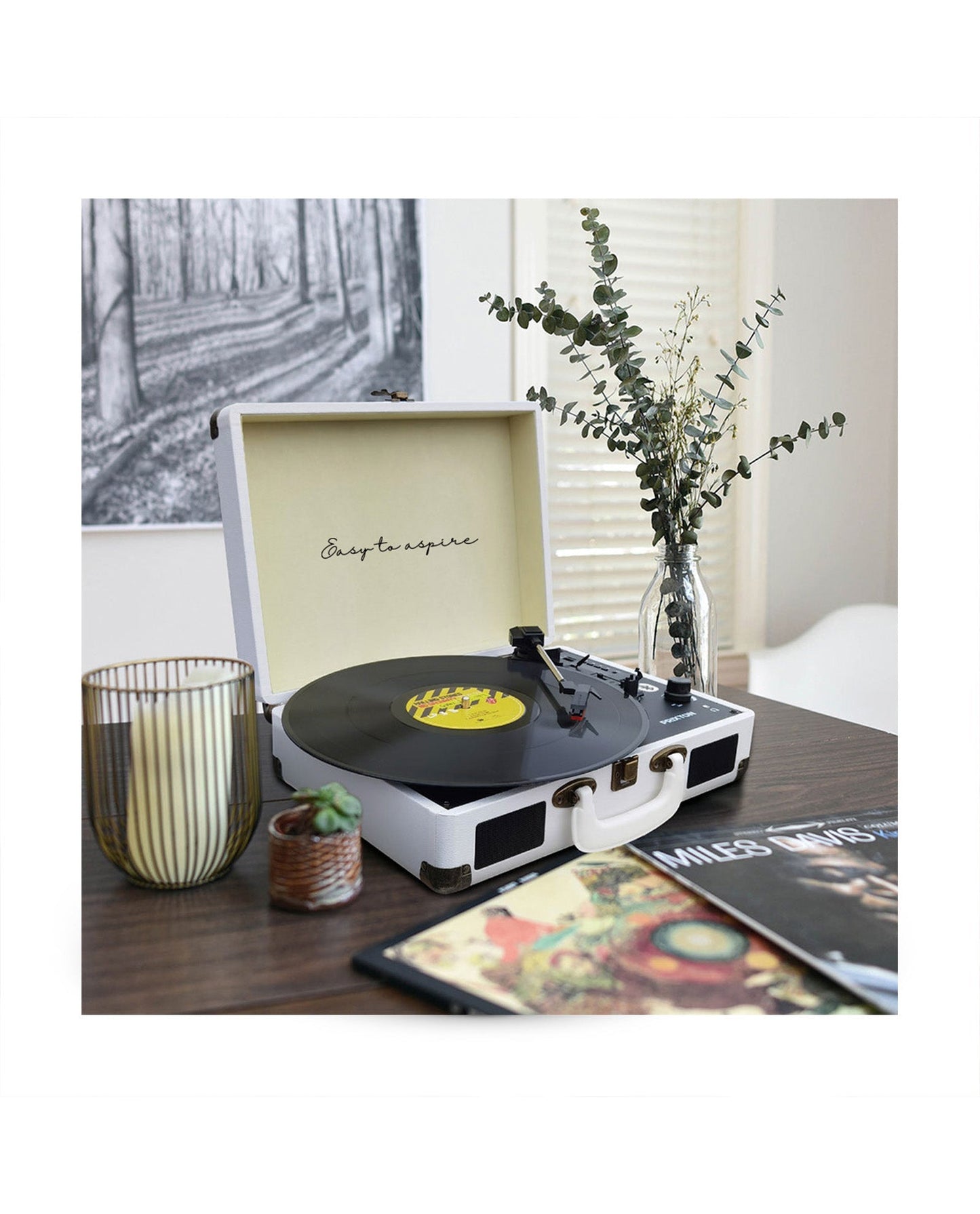 Prixton - Tocadiscos Bluetooth VC400 Blanco