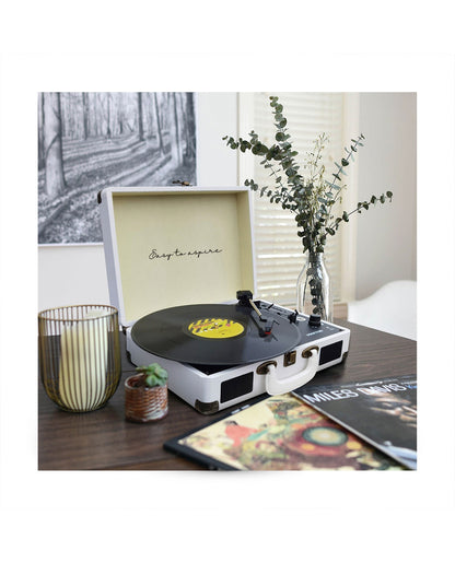 Prixton - Tocadiscos Bluetooth VC400 Blanco