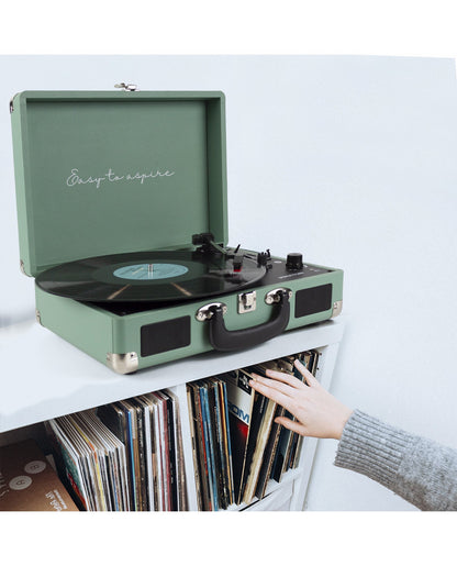 Prixton - Tocadiscos Bluetooth VC400 Menta