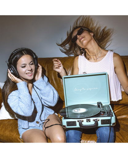 Prixton - Tocadiscos Bluetooth VC400 Menta