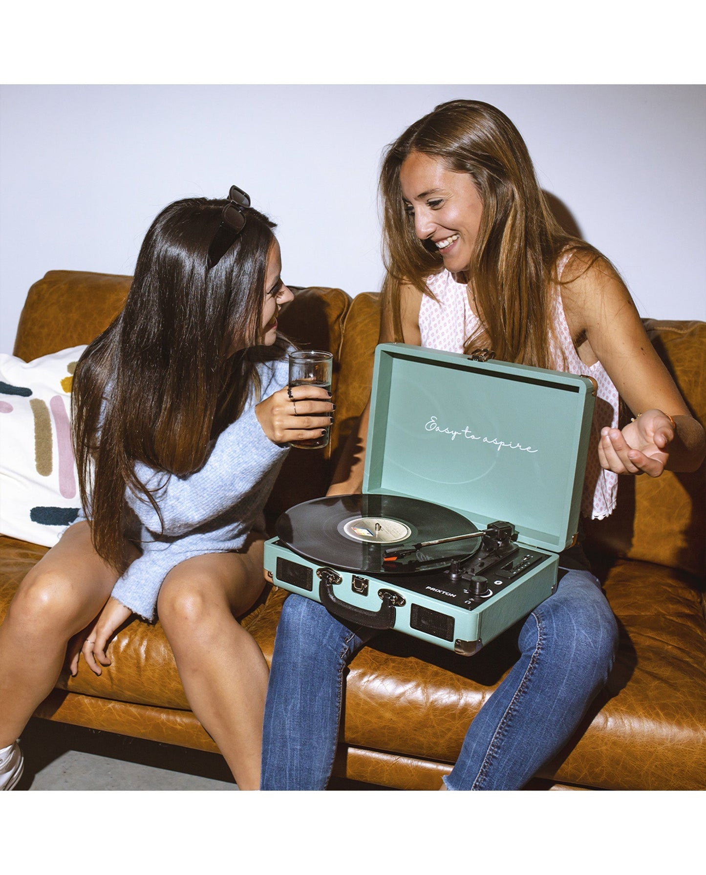 Prixton - Tocadiscos Bluetooth VC400 Menta