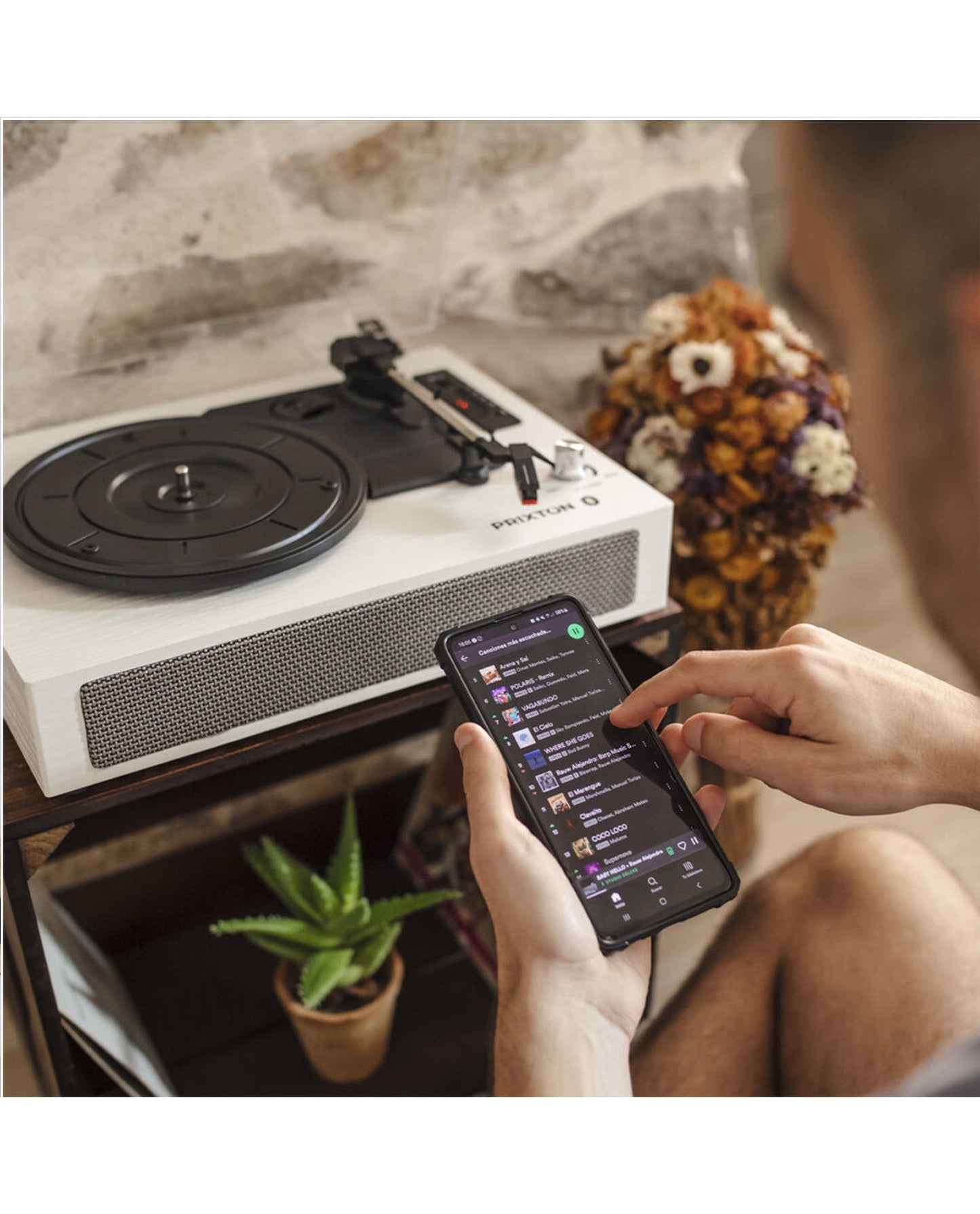 Prixton - Tocadiscos Studio Deluxe Blanco