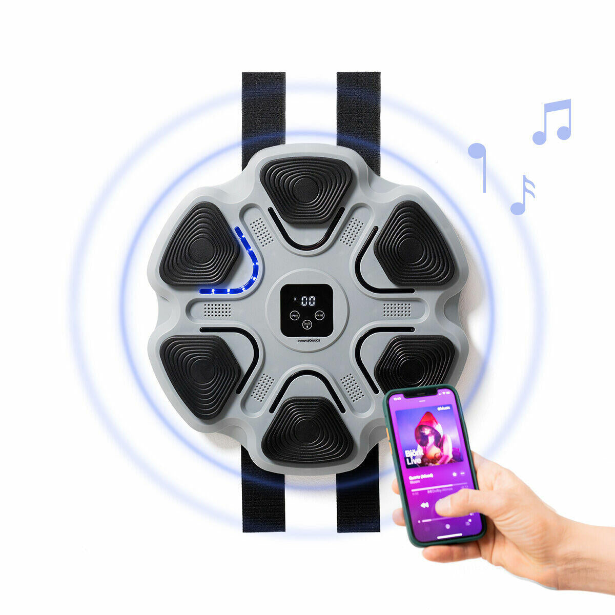 Máquina de Boxeo Musical Recargable Beatfist