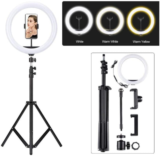 Trípode y Aro de Luz de 26 cm