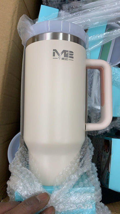 Taza Térmica 1200 ml de Acero Inoxidable con Pajita