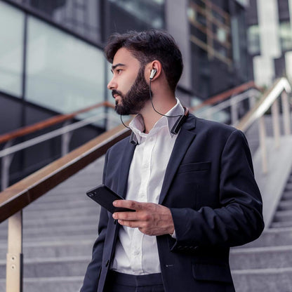 Edifier W380NB - Auriculares Bluetooth Neckband con Cancelación de Ruido y Vibración de Llamadas