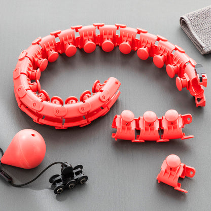 Aro de Fitness Inteligente con Peso | Moldea Cintura y Quema Calorías