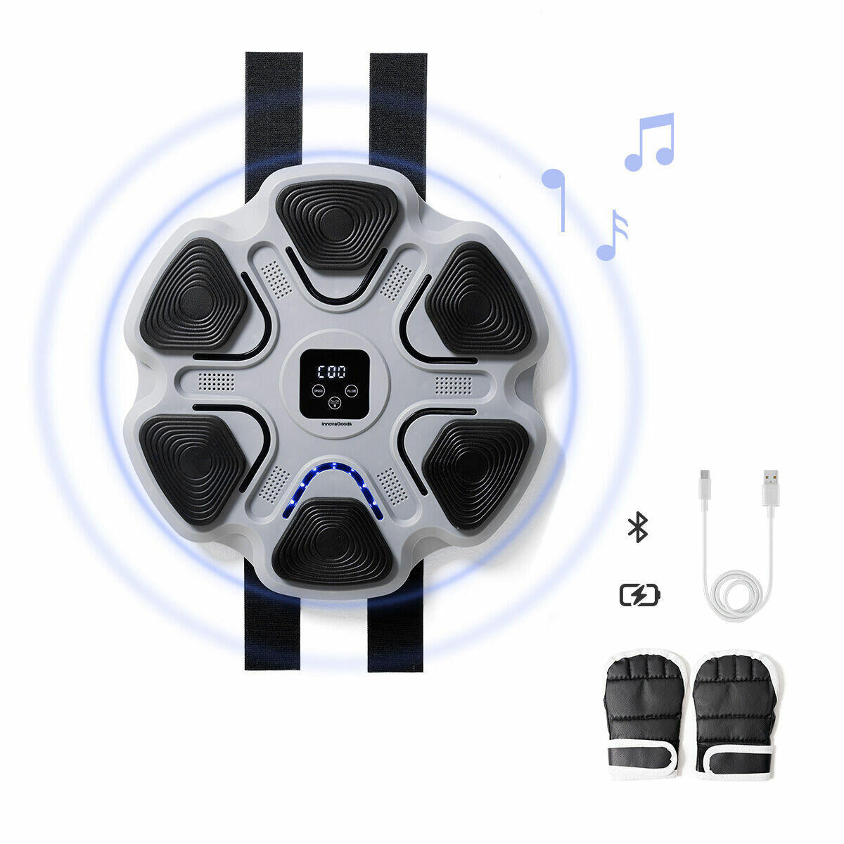 Máquina de Boxeo Musical Recargable Beatfist