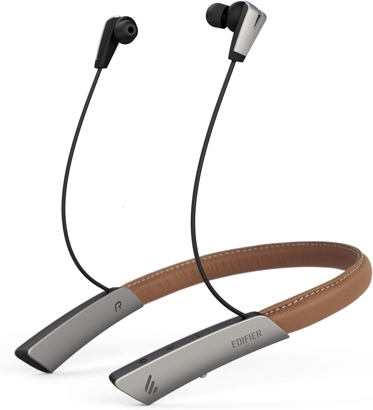 Edifier W380NB - Auriculares Bluetooth Neckband con Cancelación de Ruido y Vibración de Llamadas