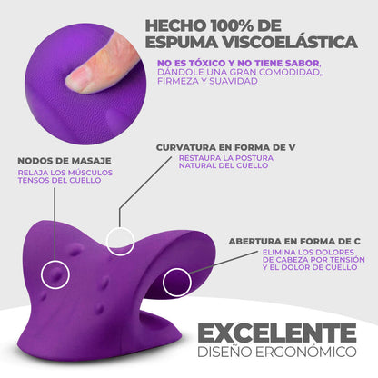 Tracción Cervical para relajar el Cuello Reduce tensión en cuello y hombros