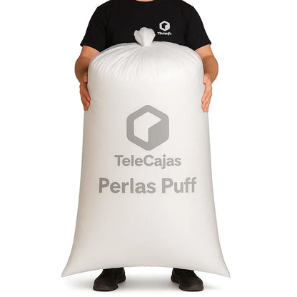 Saco Relleno Puff Bolitas Perlas Poliestireno para peluches o cojines | Gran Bolsa de 333 L