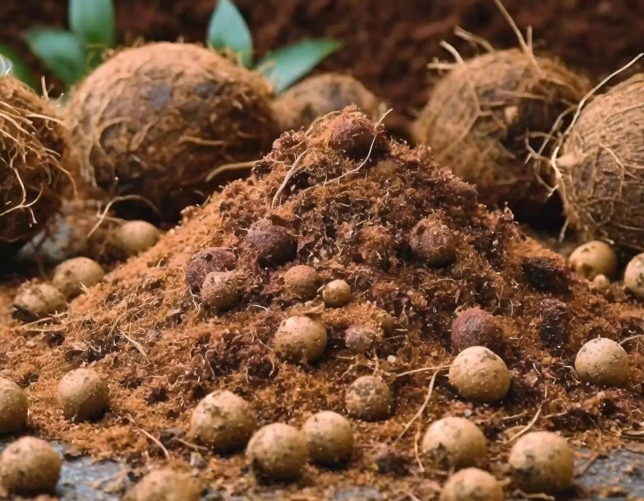 Sustrato Hidropónico | 60% Fibra Coco y 40% Arcilla expandida