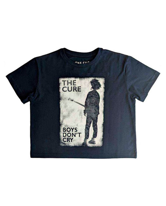 The Cure - Camiseta Crop Top  "Boys Don't Cry"