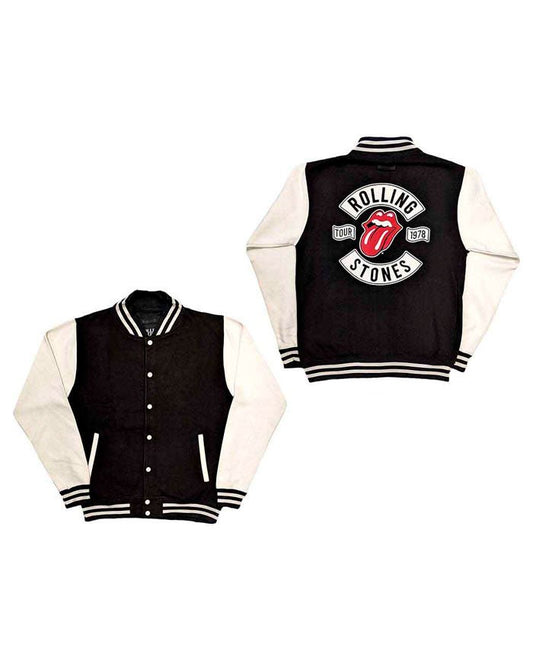The Rolling Stones - Chaqueta Universitaria "Tour 78" Unisex