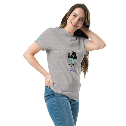 TRIXEL Unisex Selfie Cat T-Shirt - Basic Fun EME