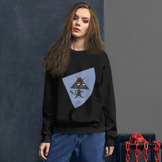 TRiXEL Unisex Cat Hoodless Sweatshirt - Basic EME